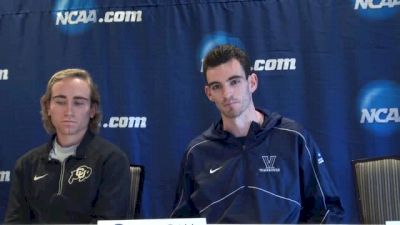 Patrick Tiernan, Martin Hehir asked strategy on taking down Cheserek, Colorado respectively