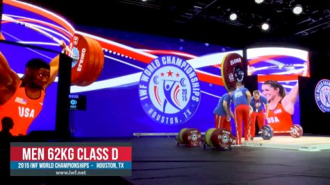 IWF World Championships M 62kg D Session Clean & Jerk