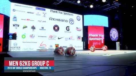 IWF World Championships M 62kg C Session Clean & Jerk