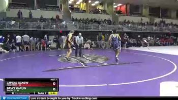 126 lbs Round 6 (8 Team) - Bryce Karlin, Beatrice vs Jameal Agnew, Manhattan
