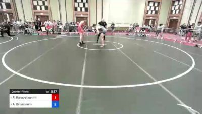 195 lbs Quarterfinal - Ruben Karapetyan, Md vs Anthony Bruscino, Pa