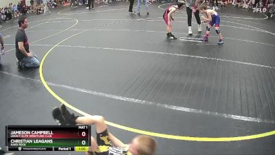 50 lbs Quarterfinal - Jameson Campbell, Legacy Elite Wrestling Club vs Christian Leagans, Hard Rock