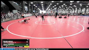 92 lbs Rd# 8- 12:30pm Saturday Final Pool - Blake Nevils, Agression Legionaries vs Sully Karmon, Team Ohio