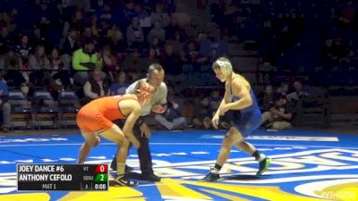 133lbs Match Brance Simms (SDSU) vs. Kevin Norstrem (VT)