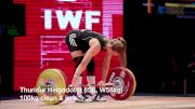 Thuridur Helgadottir 100kg Clean & Jerk