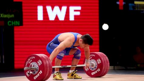 Lu Xiaojun (CHN, M77kg) 175kg Snatch, 177kg Miss