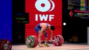 Lu Xiaojun (CHN, M77kg) Bombs Out On Clean & Jerks