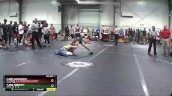 132 lbs Round 2 (3 Team) - Caid Saavedra, Palmetto State Wrestling Academy Gold vs Kade Brown, Level Up B