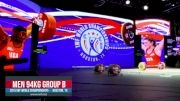 IWF World Championships M 94kg B Session Snatch