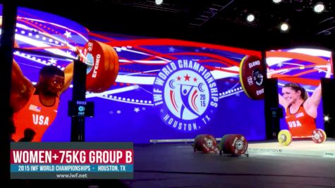 IWF World Championships W 75+kg B Session Snatch