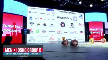 IWF World Championships M 105+kg B Session Snatch