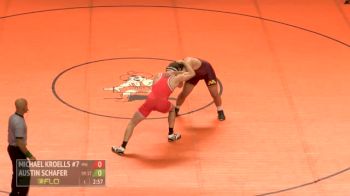 285lbs Match Austin Schafer (OSU) vs. Mike Kroells (MINN)