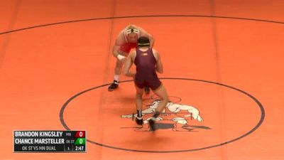 157lbs Chance Marsteller (OSU) vs.  Brandon Kingsley (MINN).