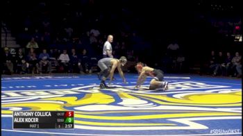 149lbs Match Anthony Collica (OKST) vs Alex Kocer (SDSU)