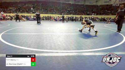 67 lbs Round Of 64 - Ted Fuggett-Henry, Comanche Takedown Club vs Alexander Martinez (Ratliff), Triumph Wrestling Club