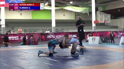 74 kg Alex Facundo, USA vs Amaan Gulacha, CAN