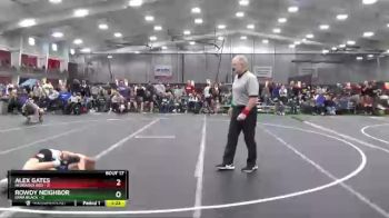 106 lbs Placement Matches (8 Team) - Rowdy Neighbor, Iowa Black vs Alex GATES, Nebraska Red