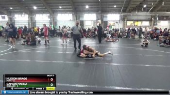 84 lbs Round 1 (6 Team) - Hudson Bragg, POWA vs Damian Manna, Rebellion