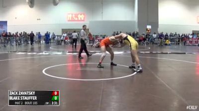 184 Round of 32 Zack Zavatsky (Virginia Tech) vs. Blake Stauffer (Arizona State University)