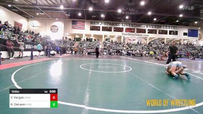 125 lbs Consi Of 16 #2 - Yulissa Vargas, Atwater Wrestling vs Kiera DeLeon, Nyssa