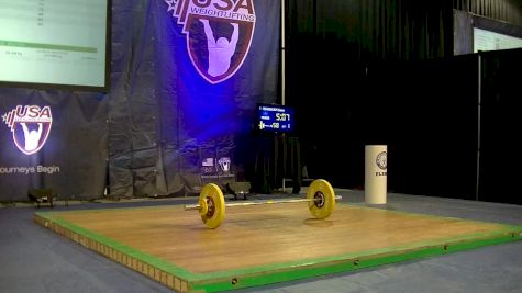 USAW American Open Championships W 58kg D Session Snatch