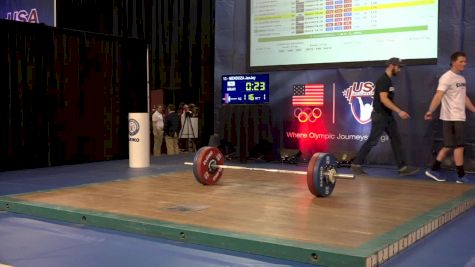 USAW American Open Championships M 77kg G Session Clean & Jerk