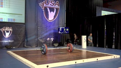 USAW American Open Championships M 69kg C Session Clean & Jerk