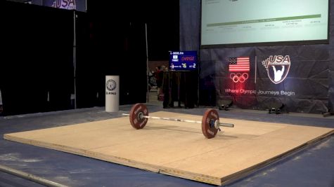 USAW American Open Championships M 62kg B Session Snatch