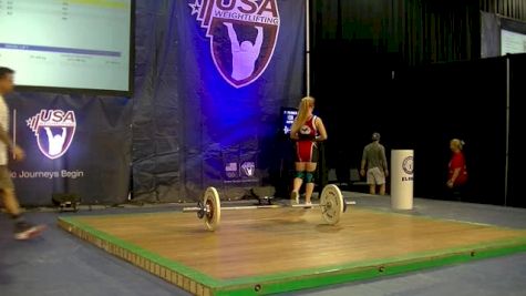 USAW American Open Championships W 48kg B Session Snatch