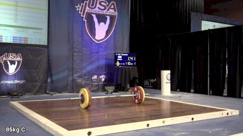 USAW American Open Championships M 85kg Session C Snatch