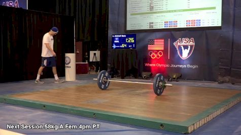 USAW American Open Championships W 58kg Session A Snatch