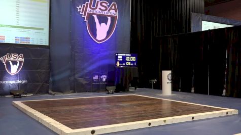 USAW American Open Championships M 94kg Session E Snatch