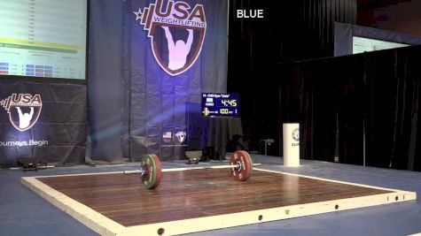 USAW American Open Championships M 77kg Session C Snatch