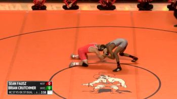 133lbs Match Jamal Morris (NCST) vs. Brian Crutchmer (OKST)