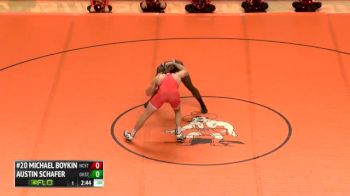 197lbs Match Michael Boykin (NCST) vs. Austin Schafer (OKST)