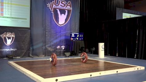 USAW American Open Championships W 58kg Session B Clean & Jerk