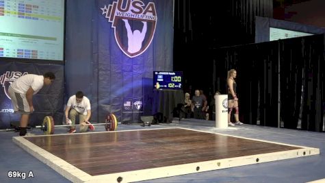 USAW American Open Championships W 69kg Session A Clean & Jerk Part 2