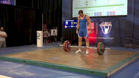 USAW American Open Championships M 77kg Session D Snatch