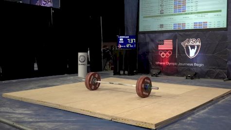 USAW American Open Championships M 85kg Session G Clean & Jerk part 1