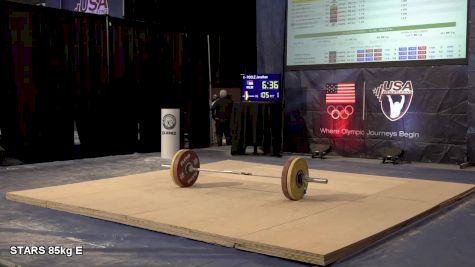 USAW American Open Championships M 85kg Session E Snatch