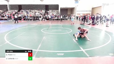 109-I2 lbs Final - Daniel Platti, Pinelands Wrestling Club vs James LoVerde, Hauppauge