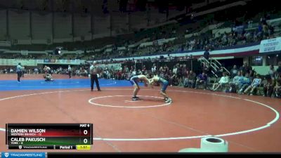 120 lbs Placement (4 Team) - Caleb Pakusch, York vs Damien Wilson, Western Branch