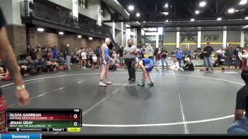 146 lbs Finals (2 Team) - Olivia Garrean, Hastings Wrestling Academy vs Jenah Gray, Rocky And The Bullwinkles