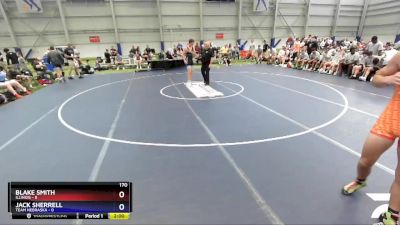 170 lbs Semis & 3rd Wb (16 Team) - Isaac Clauson, Illinois vs Trey Tramp, Team Nebraska