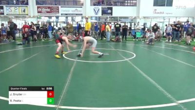 J-102 lbs Quarterfinal - Jackson Snyder, OH vs Rylan Poeta, IL