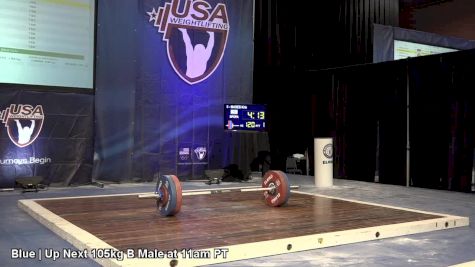 USAW American Open Championships M 105kg Session B Snatch