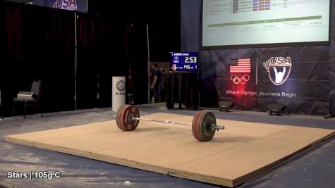 USAW American Open Championships M 105kg Session C Clean & Jerk