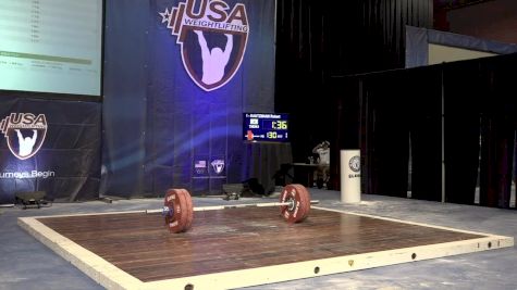 USAW American Open Championships M 105+kg A Session Snatch