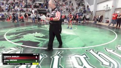 145 lbs Cons. Round 1 - Soraya Shirley, MT vs Kahli Brown, ID