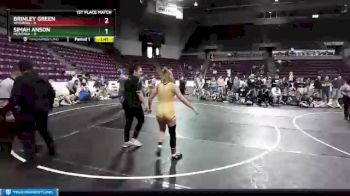 W-138 lbs Finals (2 Team) - Simah Anson, Montana vs Brinley Green, Wyoming